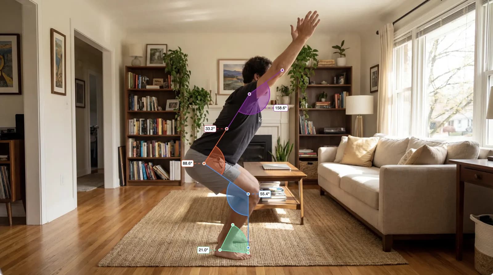 Remote MSK movement screen using Revenite