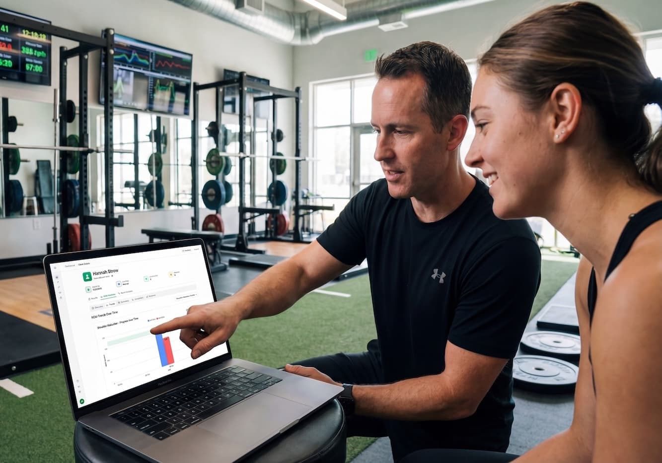 AI overhead squat analysis results