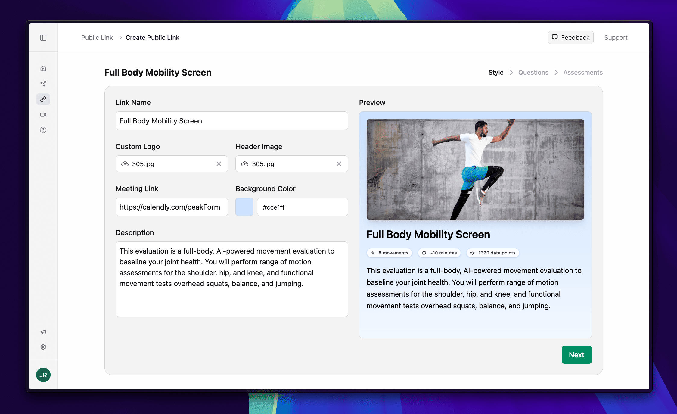 Capture leads, automate intake interface