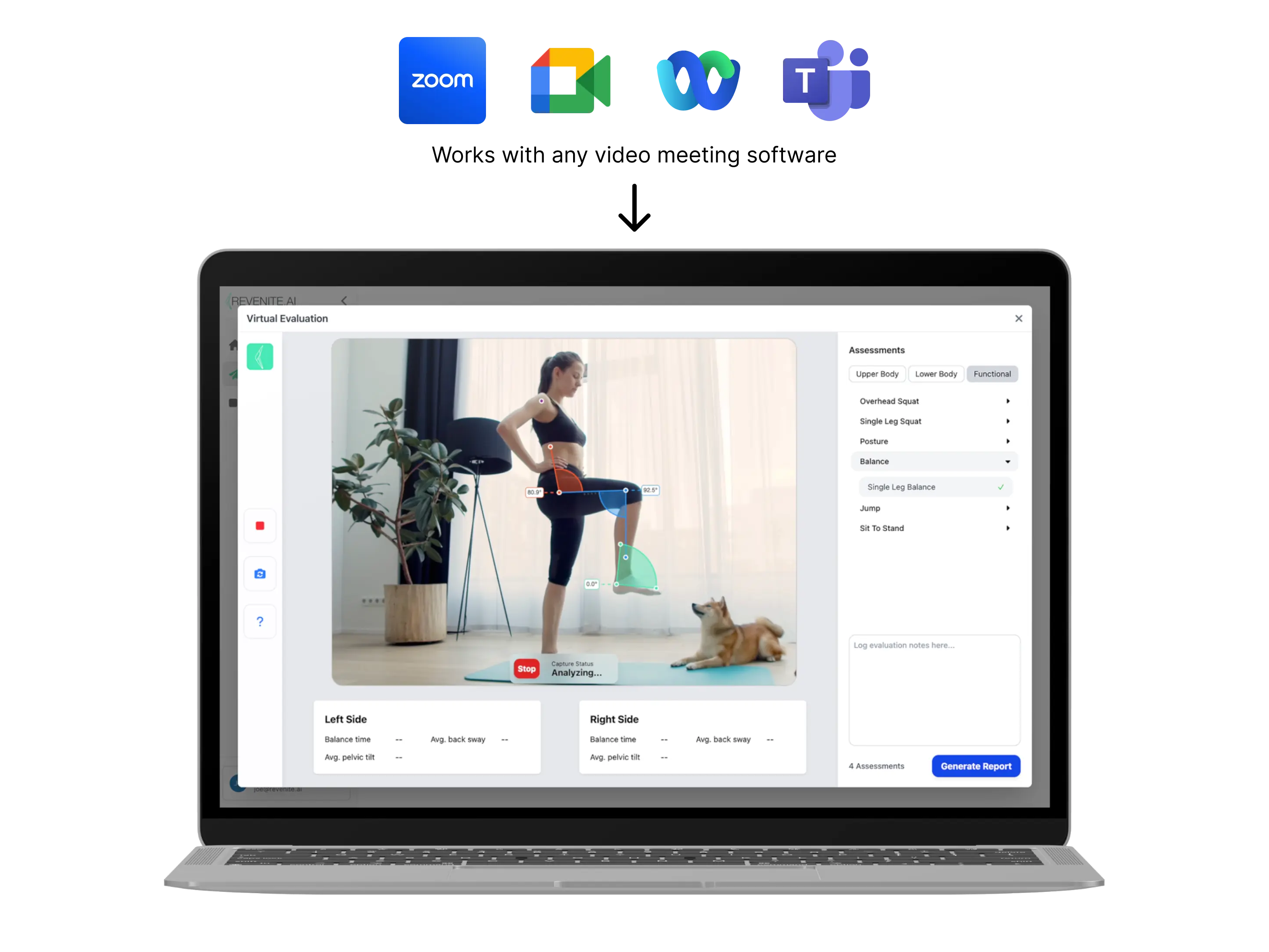 Real-time video evaluations